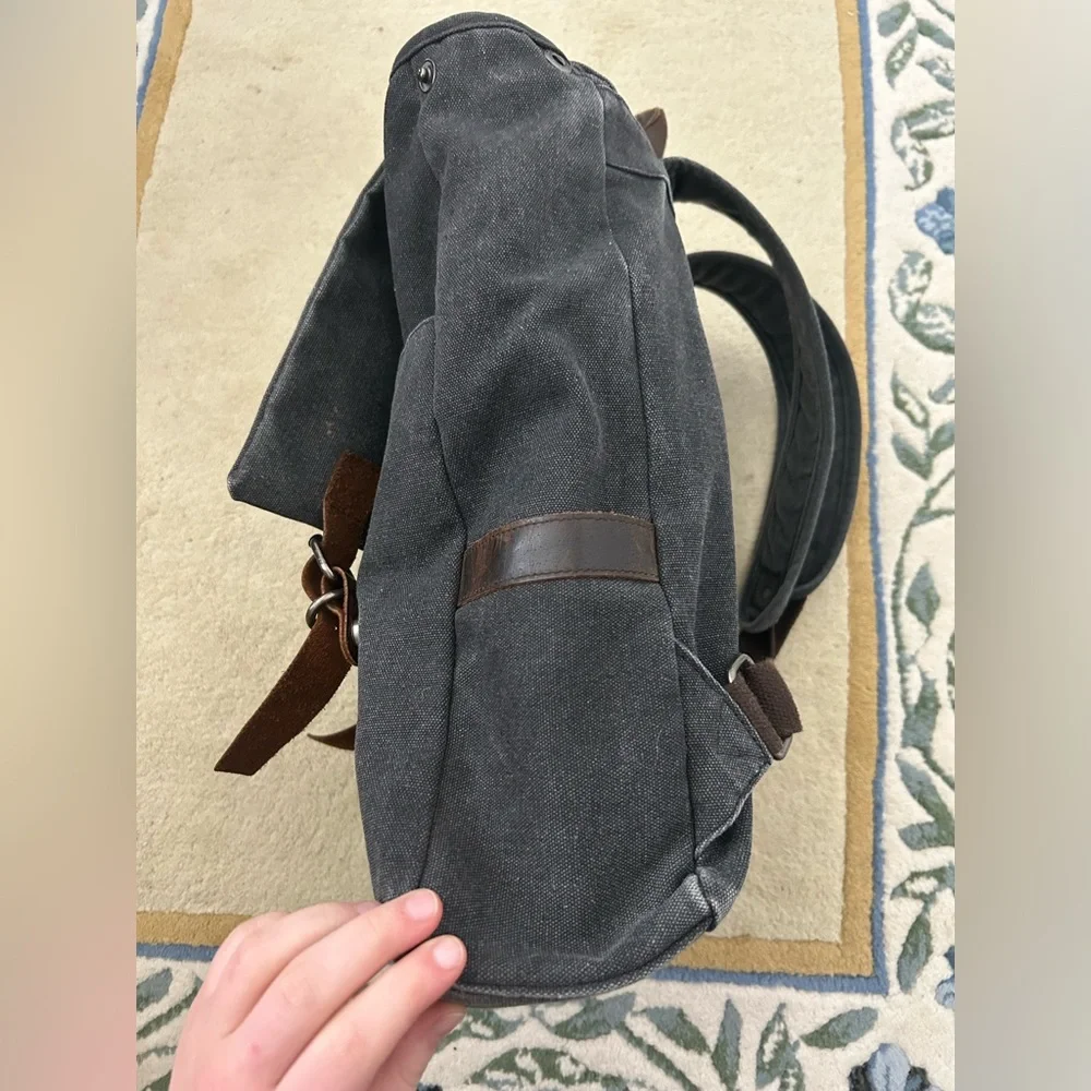Steampunk/Retro/Vintage Inspired Classic Minimalist Inspired Grey/Black Backpack